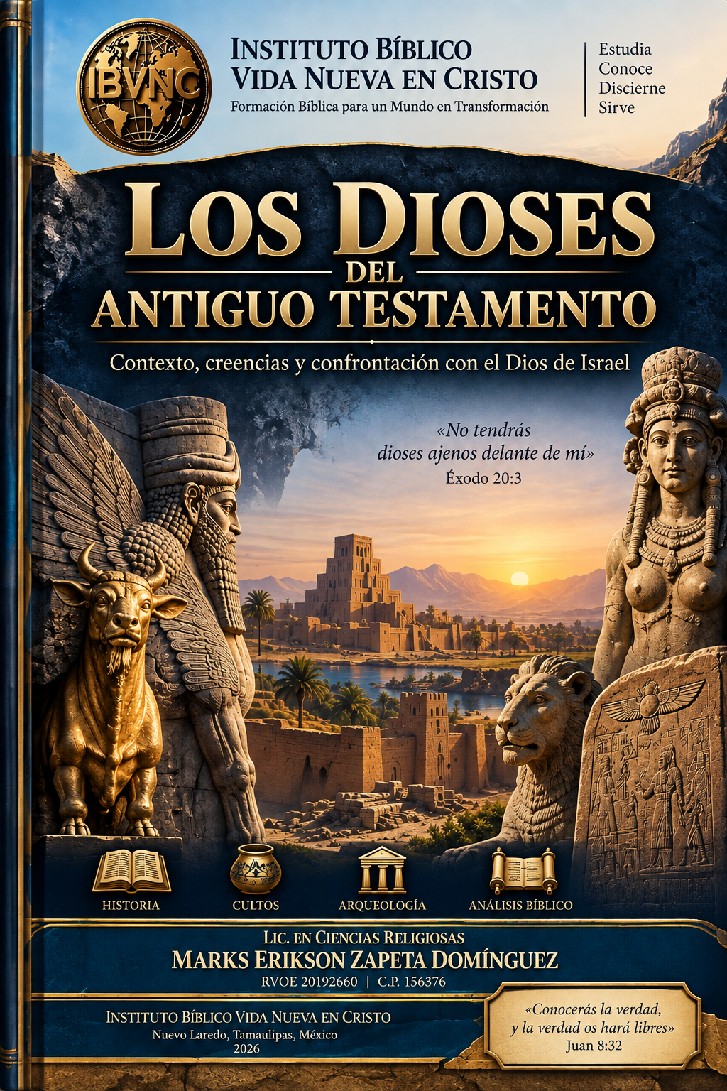 Portada oficial de Los dioses del Antiguo Testamento